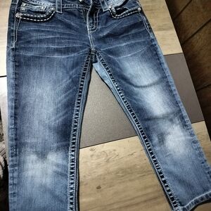 Miss Me Blue Ankle & Cropped Jeans